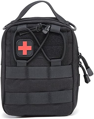 OULYLAN Small Molle Pouch Military Medical Bag Utility Tactical Tool EMT Ifak Pouch EDC for Travel, Car, Camping, Outdoor Sport