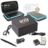 Orzly 2DSXL Accessories, Ultimate Starter Pack for New Nintendo 2DS XL (Bundle Includes: Car Charger/USB Charging Cable/Console Case/Cartridge Cases & More. (See Full Description for Details)