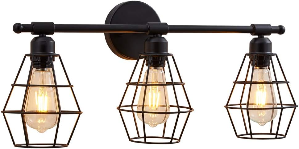 Best Industrial Cage Vanity Lighting