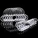 15 Pack Multi-Size Dental Cheek Retractor for Watch Ya Mouth/Speak Out Game C-Shape Teeth Whitening Intraoral Lip Mouth Opener Blue Color for Adults & Kids(5 Large 5 Medium 5 Small) (Clear)