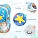 Tummy Time Water Mat, Perfect Inflatable Water Play Mat for Infant Early Development Activity | Splashing Water Play Mat - Promotes Visual Stimulation and Physical Coordination For 3-9 Months Babies
