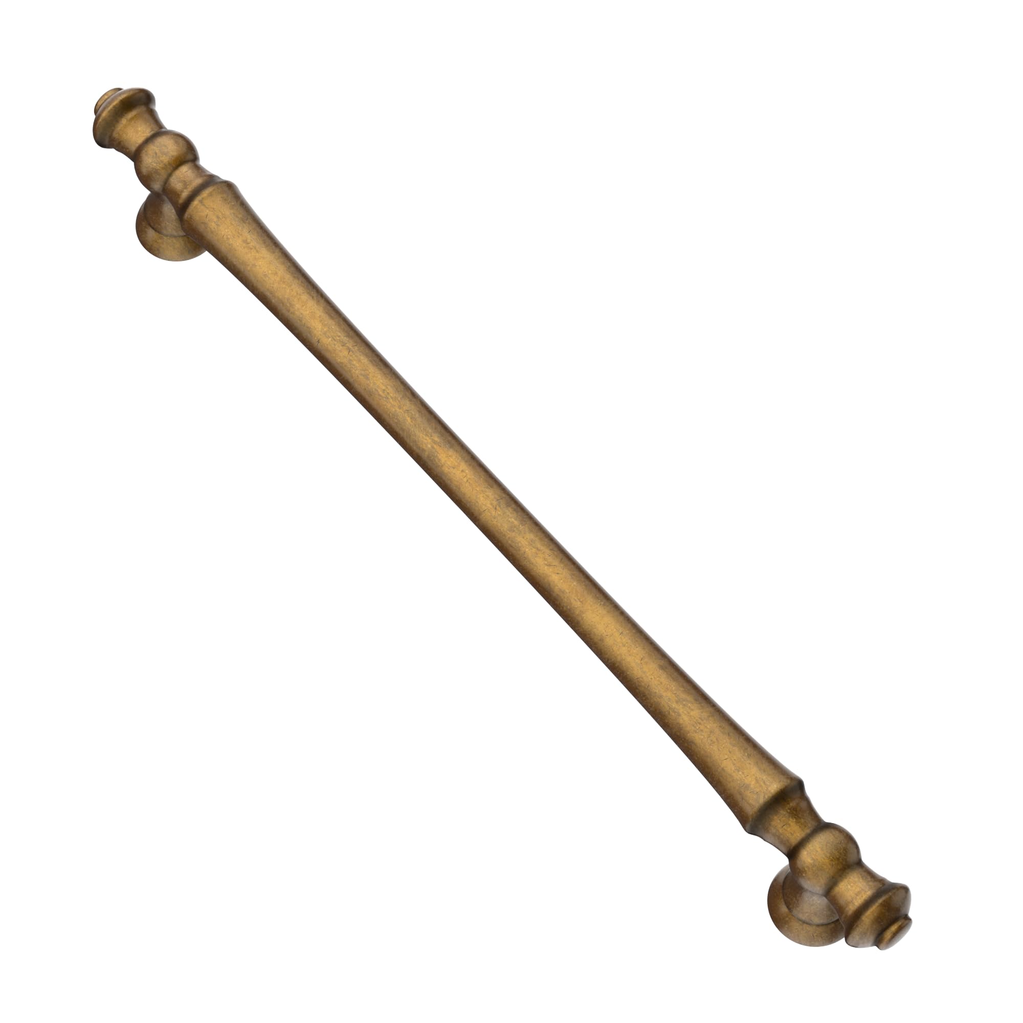 Photo 1 of Alzassbg 10 Pack Antique Brass Cabinet Pulls, 7-1/2 Inch(192mm) Hole Centers Morden Straight Kitchen Cabinet Handles AL3085AE