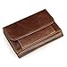 Artmi MensTrifold Wallet RFID Card Holder Leather Card Case Compact Purse Extra Capacity, Coffee