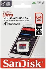 SanDisk Ultra 64GB microSDXC UHS-I A1 Card 140MB/s Speed SDSQUAB-064G-GN6MN view 2