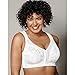 Playtex 18 Hour 'Easier On' Front-Close Wirefree Bra with Flex Back_White_48D