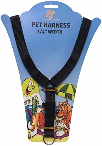 GoodPooch Dog / Cat Non-pulling Harness Easy Fit Comfort Control Pet Harness (Black)