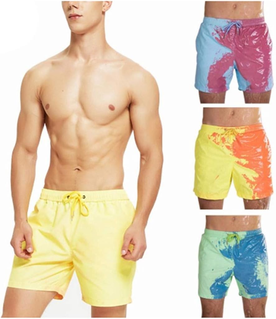 Mens color changing swim trunks Clearance