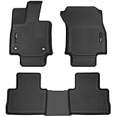 Husky Liners Weatherbeater Floor Mats | Fits 2019-2025 Toyota RAV4 (Does NOT Fit Hybrid Models) | Front & 2nd Row, 3-pc Black - 95501