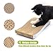 Cat Scratcher, Large Scratch Pad, Durable Corrugated Cardboard Scratching Board for Indoor Cats, Heavy Duty, Double-Sided Usability, Recyclable, with Catnip