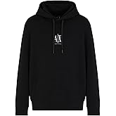 Armani Exchange mens Cotton Icon Logo Hoodie