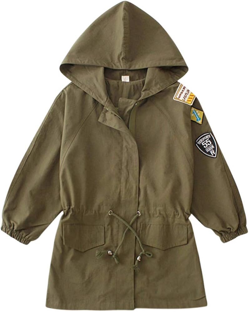 army green hoodie jacket