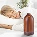 Glamorance Real Wood Essential Oil Diffuser, Ultrasonic Aromatherapy Diffuser with LED Lighting, Adjustable Mist Mode & Waterless Auto Shut Off