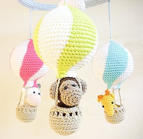 hot air balloon baby mobile