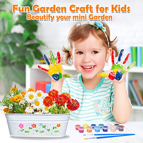 Paint & Plant Flower Growing Kit Craft Kit for Kids Gardening Science