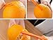 GOLF Citrus Peeler in Bright Orange Color - Replaces Tupperware Peeler (2 pcs (Bright Orange))