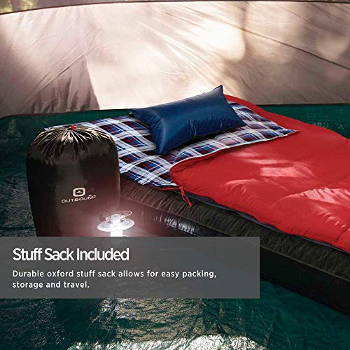 Outbound Sleeping Bag Compact and Lightweight Sleeping Bag for Adults 3 Season, Warm and