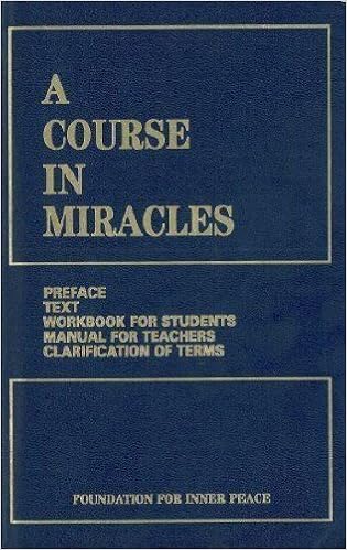 A Course In Miracles Combined Volume Preface Text Workbook For Students Manual For Teachers Clarification Of Terms No Author Amazon Com Books