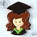 Ann Clark Cookie Cutters Female Graduate Cookie Cutter by LilaLoa, 4.25