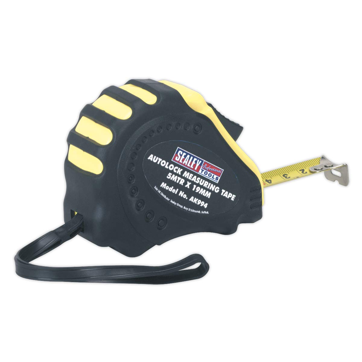 Sealey Ak994 Autolock Measuring Tape 5Mtr(16Ft) X 19Mm Metric/Imperial