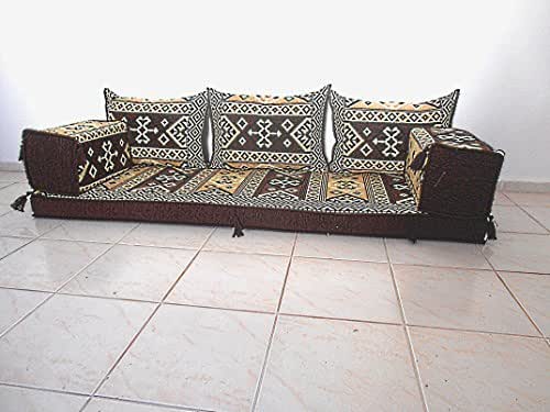 asientos de piso, cojines de piso, asientos árabes, cojines árabes