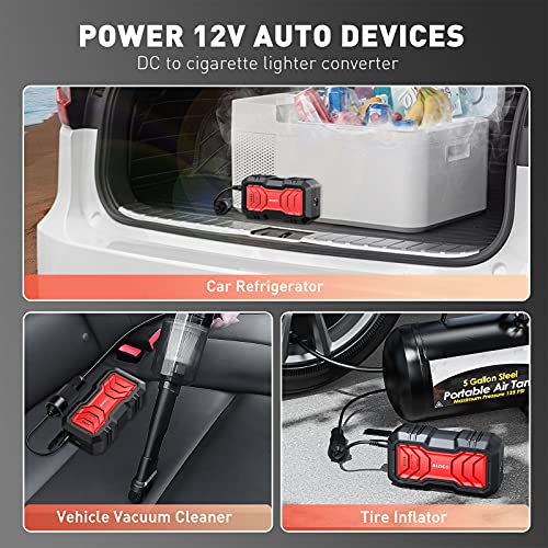 AIZICO Portable Car Jump Starter, 2500A Peak 22800mAh Battery Booster for Cars, Trucks and SUV(Up to 8L Gas/Diesel Engine), 12V Auto Battery Jump Pack with Type-C, USB Quick Charge 3.0 and LED Light