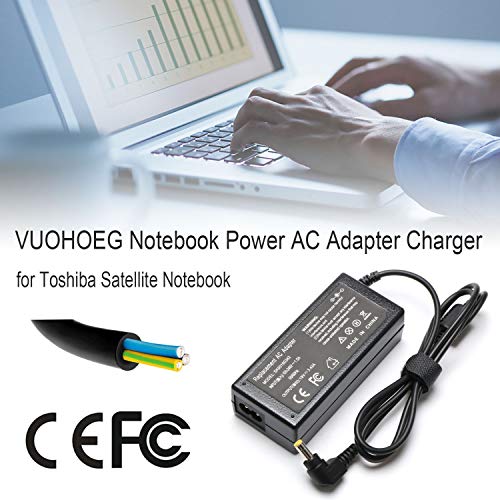 C55 C655 C850 L755 Charger AC Adapter for Toshiba Satellite C655 C855 L655 L745 C50 P50 C855D C55D L50 L55 L55D; Portege Z30 Z930 Z830 ; Satellite Radius 11 14 15 Laptop DC Power Supply Cord Plug