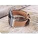 bayite Leather Bands for Fitbit Ionic Genuine Leather Replacement Accessories Straps for Fitbit Ionic Smart Fitness Watch Women Men Beige