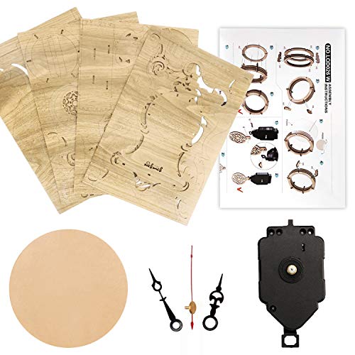 nicknack 3D Wooden Pendulum Clock Puzzles for AdultsBaroque Clock