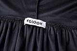 VGLOOK Full Length Hooded Cloak Long Velvet Cape for Christmas Halloween Cosplay Costumes 59