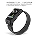 Garmin Vivoactive HR Watch Band, MoKo Milanese Loop Stainless Steel Mesh Replacement Bracelet Strap for Vivoactive HR Sports GPS Smart Watch with Unique Magnet Lock, No Buckle Needed, Black