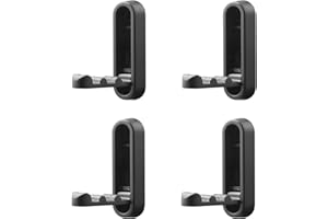 tisueteyi 4pieces Towel Hanger Wall Hook Easy Installation and Space-Saving Zinc Alloy Hooks Wall Mount Coat Hook for Home, T