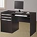 Coaster Furniture Halston 48-inch 2-Drawer Connect-it Office Cappuccino Ontario Single Pedestal Computer Desk with Charging Station 800702