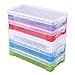 Super Stacker Pencil Box, 8.25 x 1.5 x 4 Inches, Assorted Colors, 1 Box (34365)
