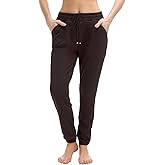 Walifrey Womens Joggers with Pockets, Drawstring Sweatpants Women for Lounging Jogging Workout and Gym