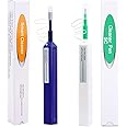 2Pcs Fiber Optic Cleaner Pen Set - 1.25mm LC/MU and 2.5mm SC/STE2000/FC Connectors - 800+ Cleans - Professional Fiber Cleaning Tools