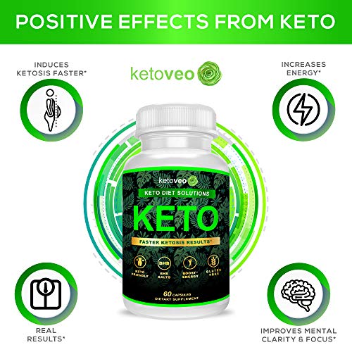 Keto Pills That Work Fast for Women & Men - Keto BHB Capsules Salts Exogenous Ketones Supplement - Keto Diet Pills Energy Boost, Raspberry Ketones, No Caffeine - Get in Ketosis for Ketogenic Diet - Thumbnail 4