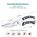 Kitchen Scissors, pendali Multi Purpose Heavy Duty Kitchen Shears Ultra Sharp Stainless Steel, Spring Loaded Handle, Premium Utility Scissors for Chicken, Fish, Poultry, Herbs, Vegetable, Beef&BBQ