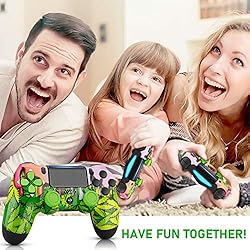 Wiv77 Wireless Ps4 Controller Green Camo Compatible