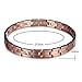 Rainso Womens Copper Magnetic Therapy Anklets for Arthritis Wristband