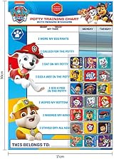 Paper Projects Paw Patrol Potty Toilet Training Reward Chart Stickers Ages 3+ view 7