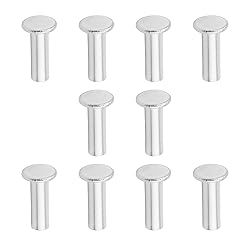 Yinpecly 200PCS Round Flat Head Rivet 4x12mm/0.16x