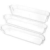 29325760166 RV Refrigerator Door Shelf Kit, for Dometic Refrigerator Freezer Upper Bottom Plastic Door Shelf,Transparent
