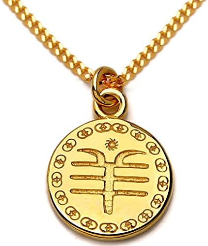 ALOV Jewelry Chinese Animal Zodiac Character Yang Luck Horoscope Animal Sign for Goat Sheep Gold-Tone 925 Sterling Silver Charm Pendant Necklace Jewelry