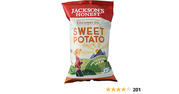 jackson s honest chips potato chip swt potato 12 pack amazon ca grocery gourmet food