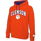 Clemson Tigers Hooded Sweatshirt Arch Orange