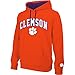 Clemson Tigers Hooded Sweatshirt Arch Orange