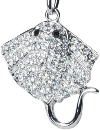 Lilly Rocket Rhinestone Stingray Key Chain with Swarovski Crystals