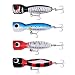 7inch/142g Big Game Fishing Lure Popper Saltwater Lure Handmade Wood Bait 4pieces by kmucutie