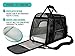 PetAmi Airline Approved Pet Carrier for Cat, Soft Sided Dog Carrier for Small Dogs, Cat Travel Supplies Accessories for Indoor Cats, Ventilated Pet Carrying Bag Medium Large Kitten Puppy, Large Black