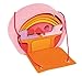 Grimm's 'Bauhaus' Mobile Doll's Home in Pink/Orange - Wooden Carry Along Dollhouse Set with Furniture